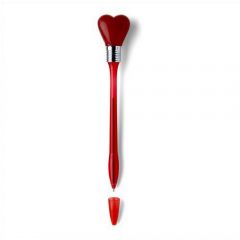 Flashing Heart Ballpen 