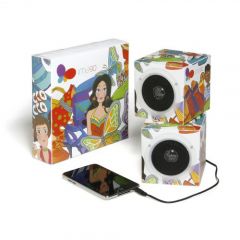 Cube Foldable Speakers                            