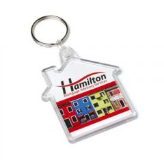 Acrylic House Keyfob 53x62mm                      