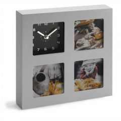 Analogue Clock And Photo Holder 