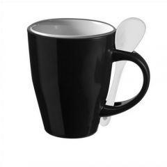 Ceramic Mug And Spoon 