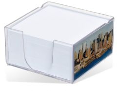 Acrylo Memo Block with Paper Refill - Large