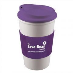 americano mug purple grip