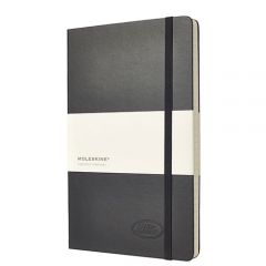 moleskine classic hard cover notebooks - black
