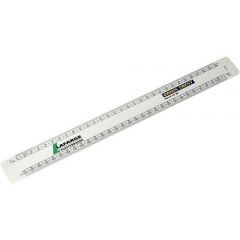oval scale ruler