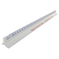 triangular scale ruler